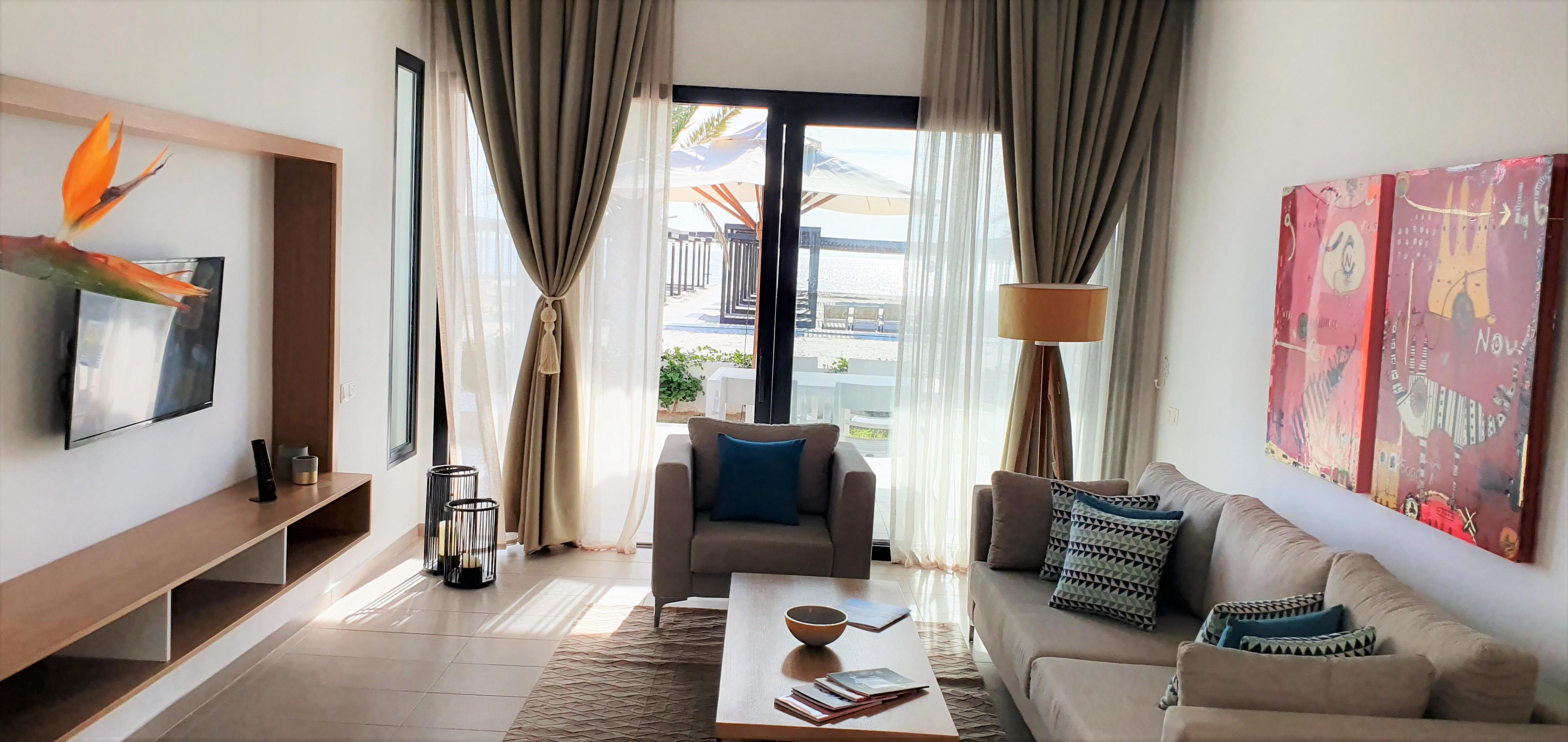Les Orangers Garden Villas And Bungalows Ultra All Inclusive Hammamet Eksteriør billede A living room