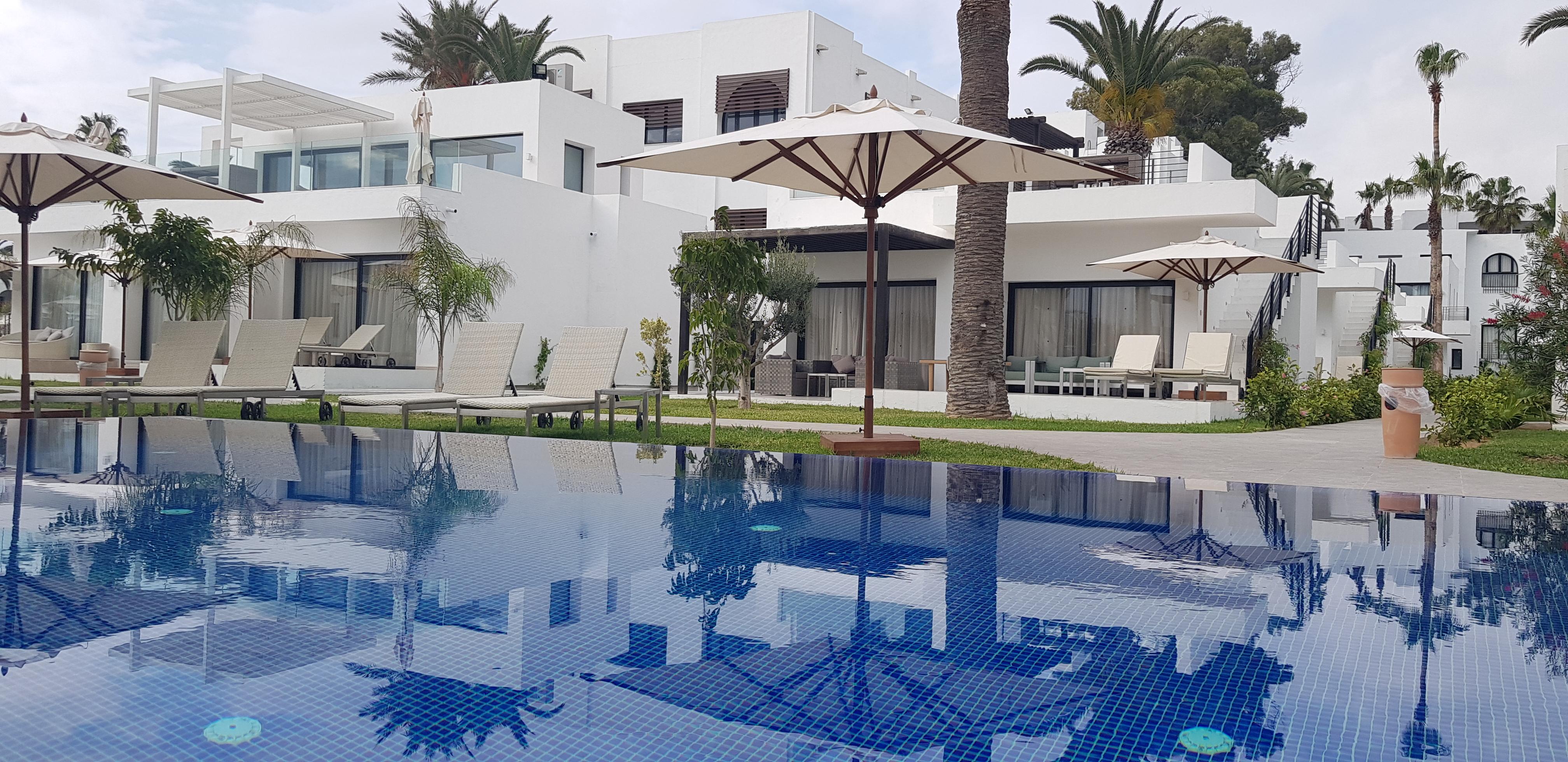 Les Orangers Garden Villas And Bungalows Ultra All Inclusive Hammamet Eksteriør billede The hotel's pool