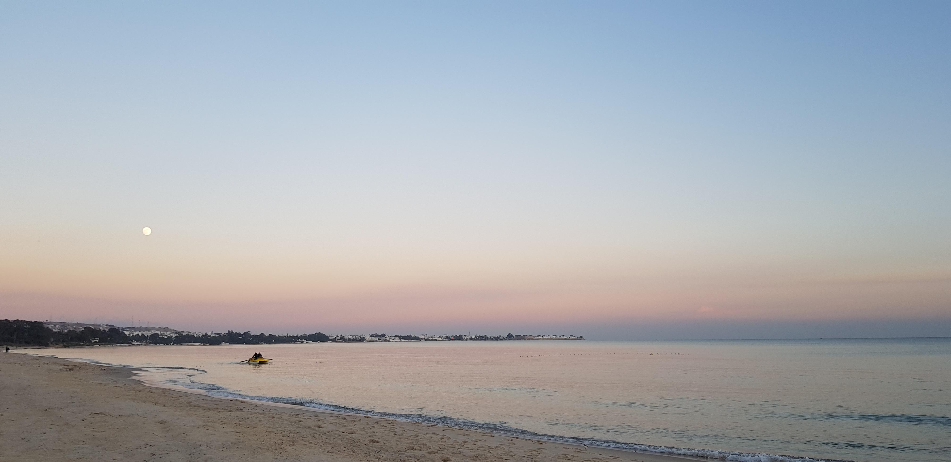 Les Orangers Garden Villas And Bungalows Ultra All Inclusive Hammamet Eksteriør billede Sunset at the beach