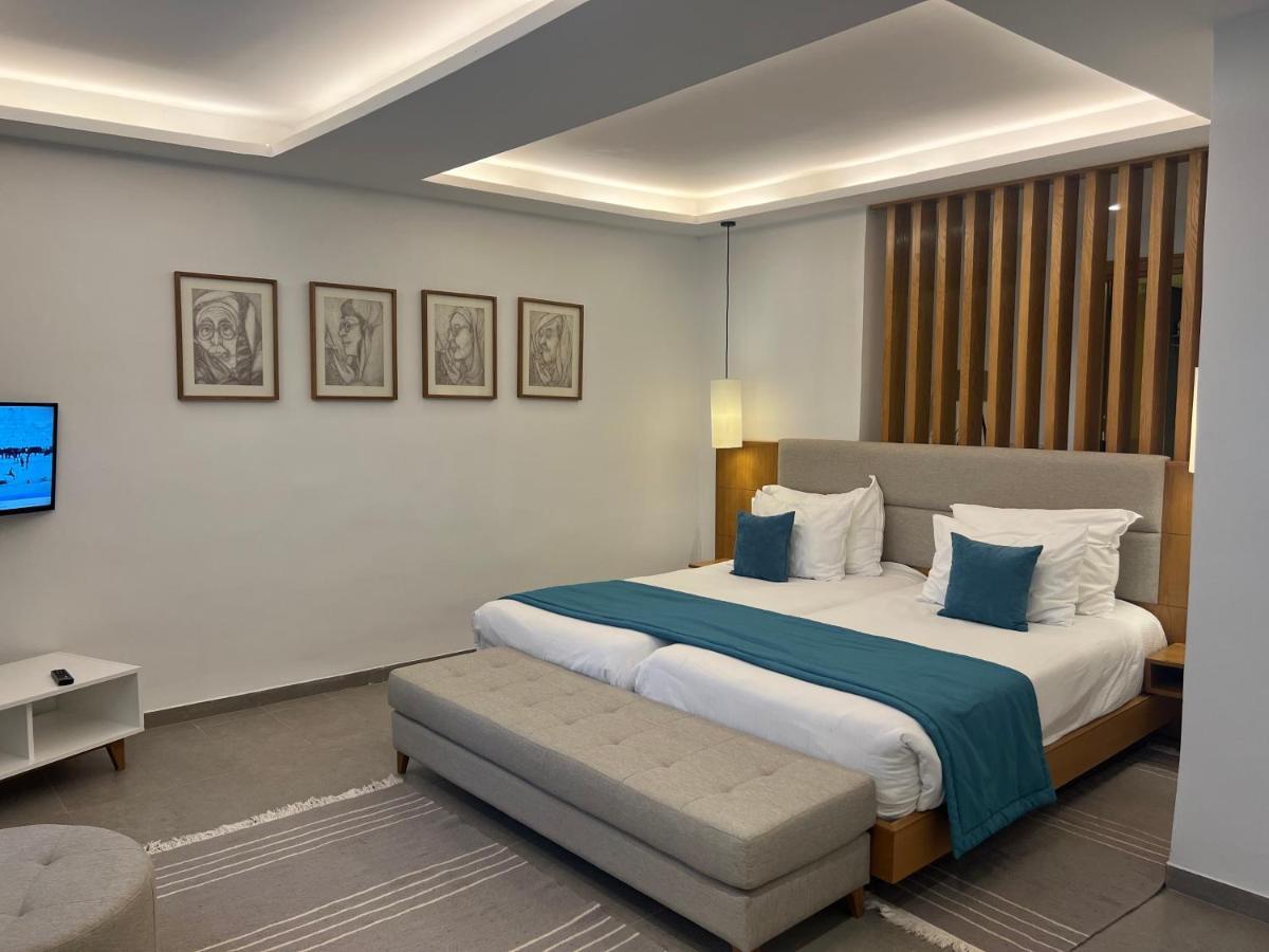 Les Orangers Garden Villas And Bungalows Ultra All Inclusive Hammamet Eksteriør billede A bedroom at the hotel