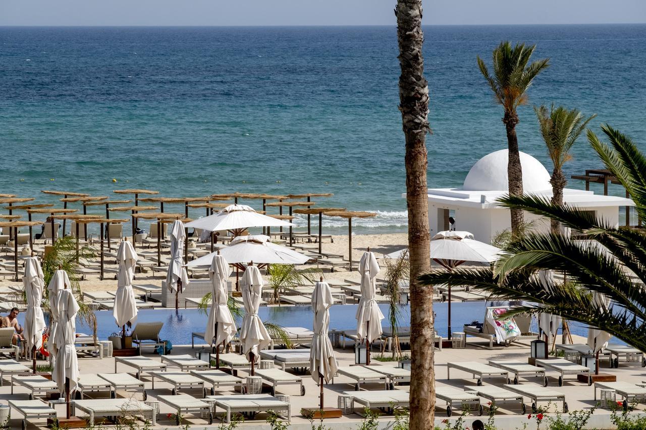 Les Orangers Garden Villas And Bungalows Ultra All Inclusive Hammamet Eksteriør billede Beach at the Royal Mirage Hotel