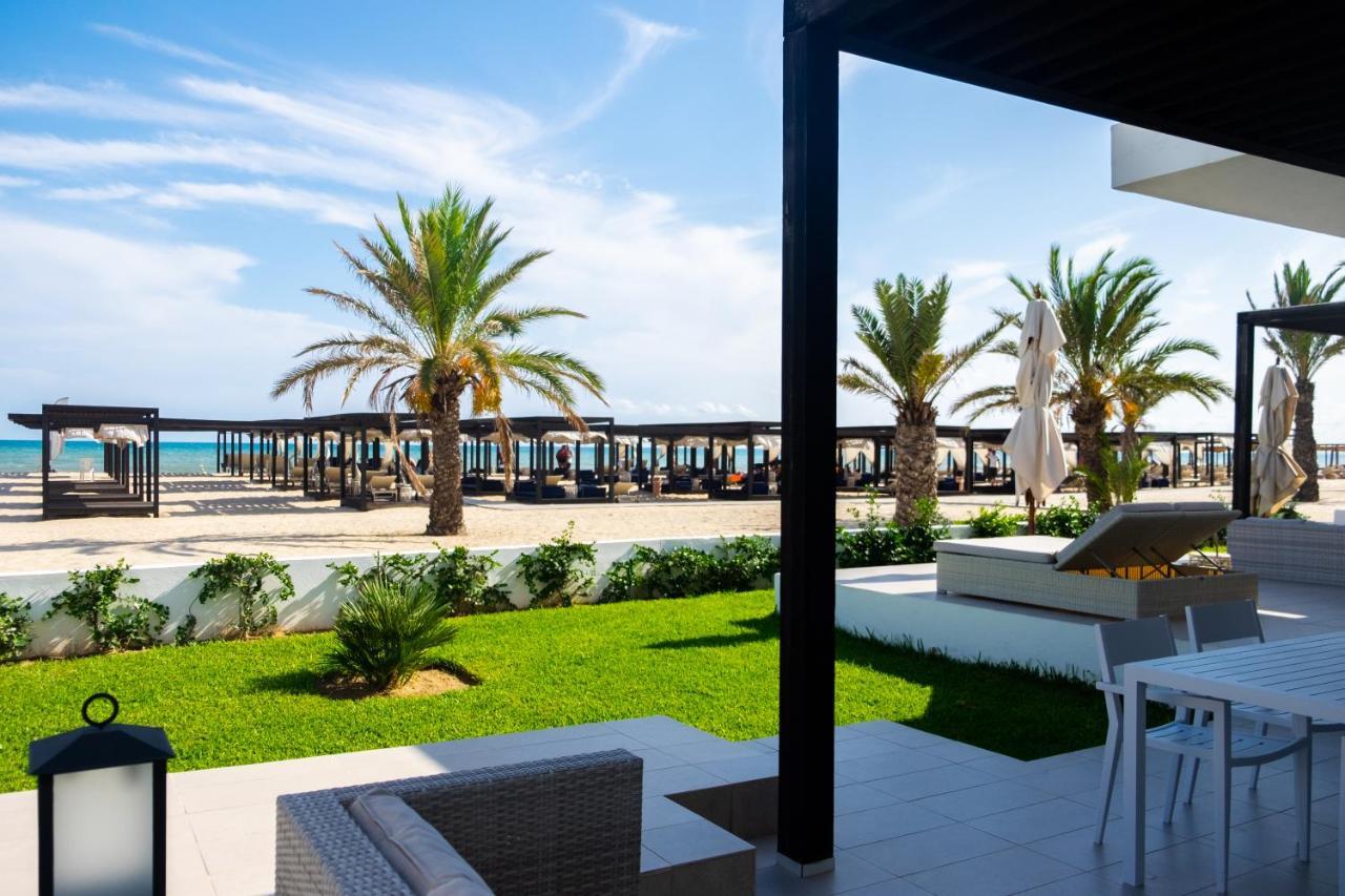 Les Orangers Garden Villas And Bungalows Ultra All Inclusive Hammamet Eksteriør billede Beach at the hotel